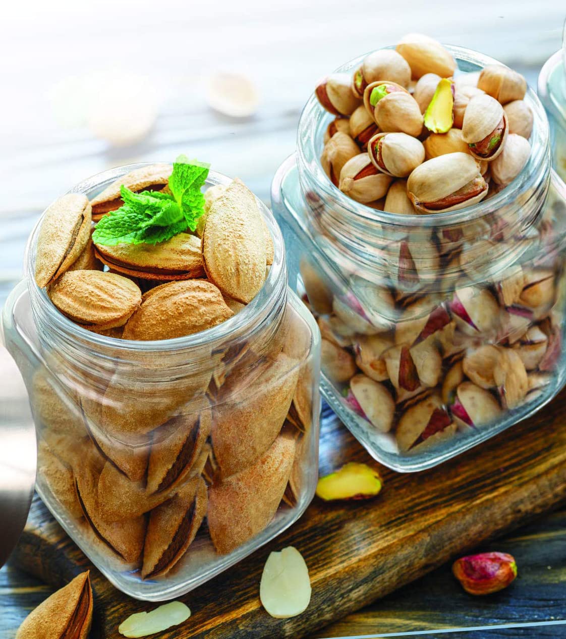 Feelopie Piramal Glass Square Clear Jars & Containers For Kitchen Pantry, Snacks, Masala, Honey, Pickles, Dryfruits, Coffee Bean